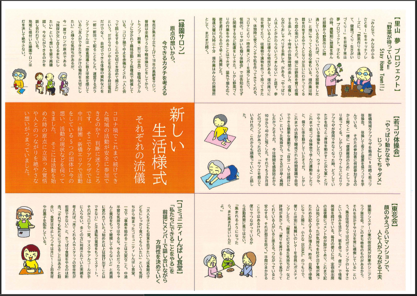 社会福祉法人開く会 広報誌 街の駅 しんばし21年春号他